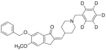 1-(Benzyl-d5)-4-[(6-benzyloxy-5-methoxy-1-indanone)-2-ylidenyl]methylpiperidine - Chemical structure and product image