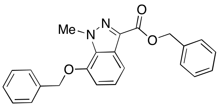 Benzyl 7-(Benzyloxy)-1-methyl-1H-indazole-3-carboxylate - Chemical structure and product image