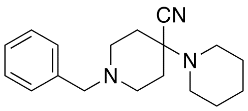 1-Benzyl-1,4-bipiperidine-4-carbonitrile - Chemical structure and product image