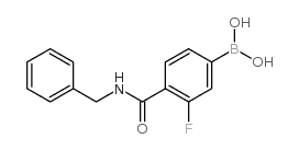 N-Benzyl 4-borono-2-fluorobenzamide - Chemical structure and product image