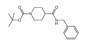 N-Benzyl 1-BOC-piperidine-4-carboxamide - Chemical structure and product image