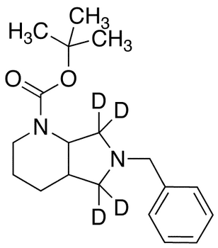 6-Benzyl-1-tert-boc-octahydropyrrolo[3,4-b]pyridine-d4 - Chemical structure and product image