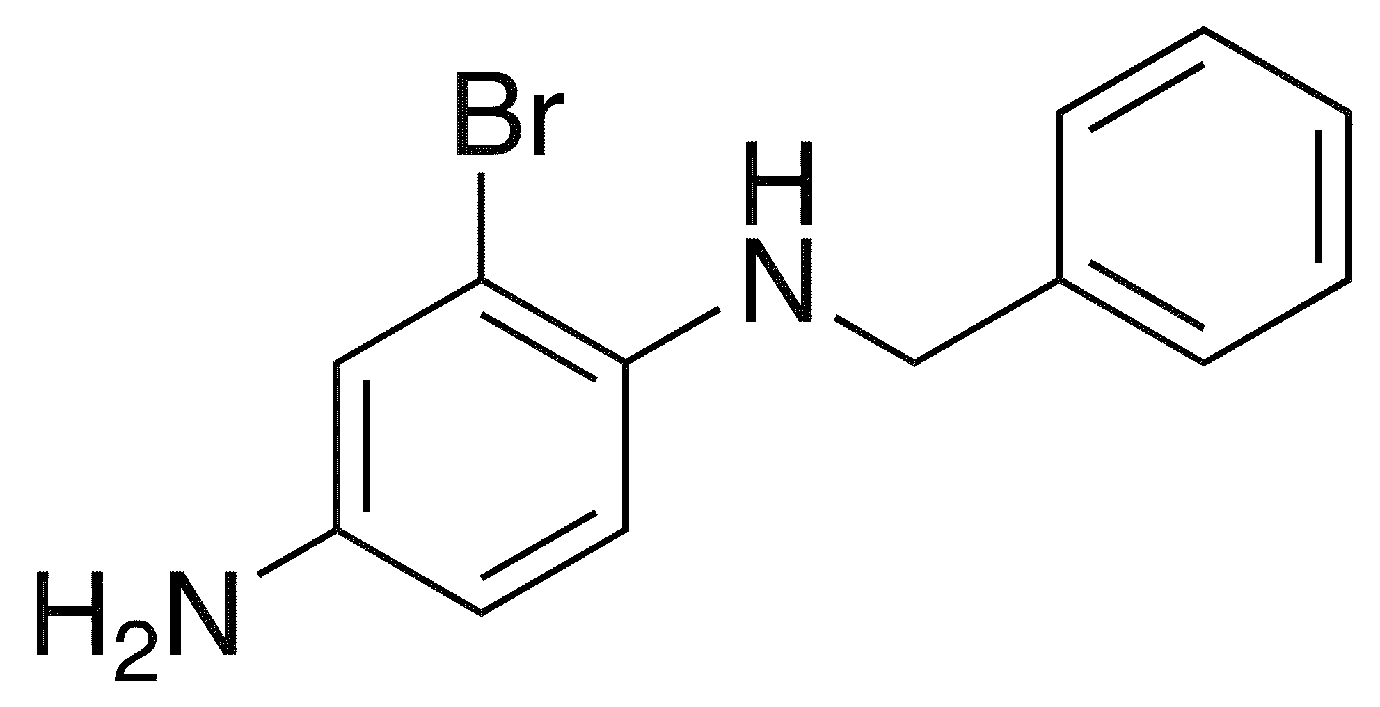 1-N-Benzyl-2-bromobenzene-1,4-diamine - Chemical structure and product image