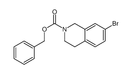 Benzyl 7-bromo-3,4-dihydroisoquinoline-2(1h)-carboxylate - Chemical structure and product image