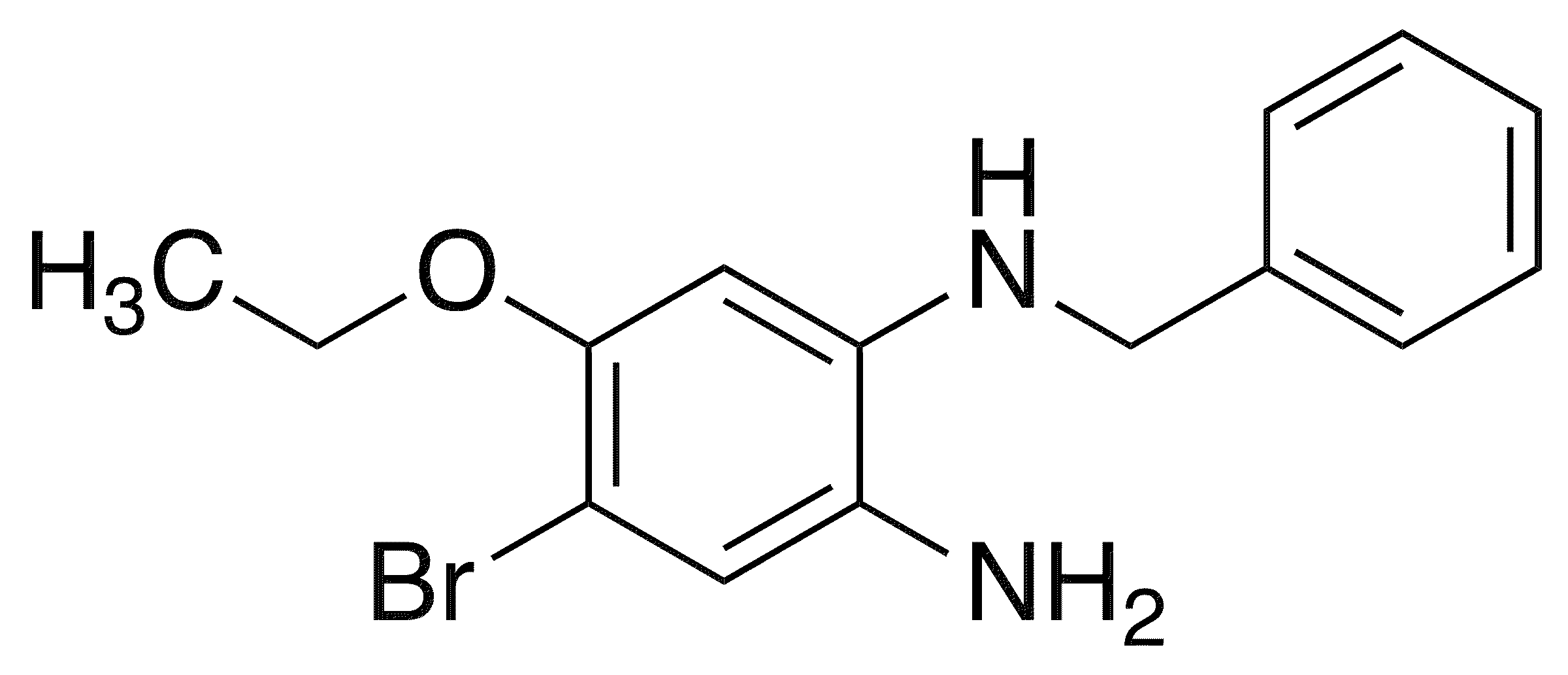 1-N-Benzyl-4-bromo-5-ethoxybenzene-1,2-diamine - Chemical structure and product image