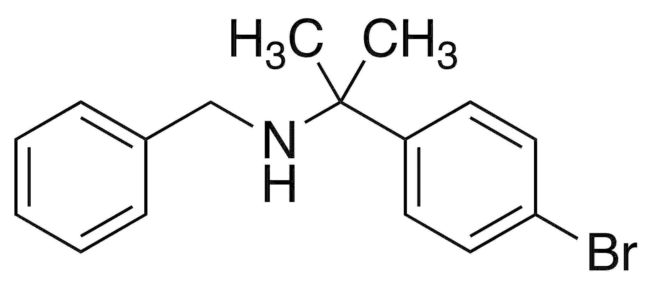 Benzyl[2-(4-bromophenyl)propan-2-yl]amine - Chemical structure and product image