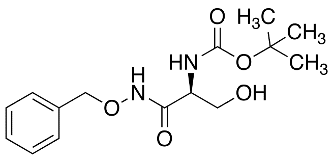 O-Benzyl-alpha-N-tert-Boc-L-serinehydroxamic Acid - Chemical structure and product image