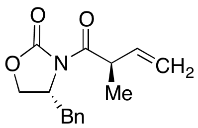 (R)-4-Benzyl-3-((R)-2-methylbut-3-enoyl)oxazolidin-2-one - Chemical structure and product image