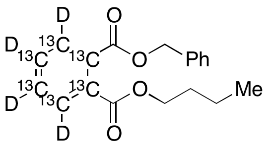 Benzyl Butyl Phthalate-13C6,d4 - Chemical structure and product image