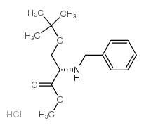 N-Benzyl-o-t-butyl-l-serine methyl ester Hydrochloride - Chemical structure and product image