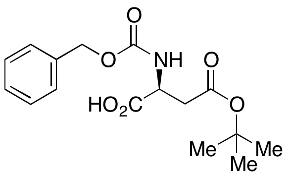 (S)-3-(((Benzyloxy)carbonyl)amino)-5-isopropoxy-5-oxopentanoic Acid - Chemical structure and product image