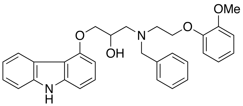 N-Benzyl Carvedilol - Chemical structure and product image