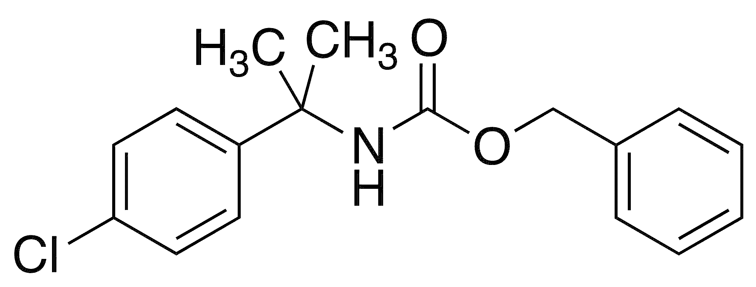 Benzyl N-[2-(4-chlorophenyl)propan-2-yl]carbamate - Chemical structure and product image