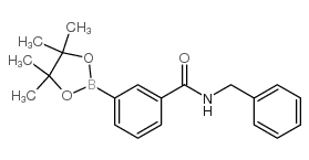3-(N-Benzylaminocarbonyl)phenylboronic Acid Pinacol Ester - Chemical structure and product image