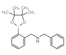 2-(N-Benzylaminomethyl)phenylboronic Acid Pinacol Ester - Chemical structure and product image