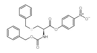 Z-S-Benzyl-L-cysteine 4-Nitrophenyl Ester - Chemical structure and product image