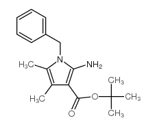 1-Benzyl-2-amino-3-tert-butoxycarbonyl-4,5-dimethylpyrrole - Chemical structure and product image