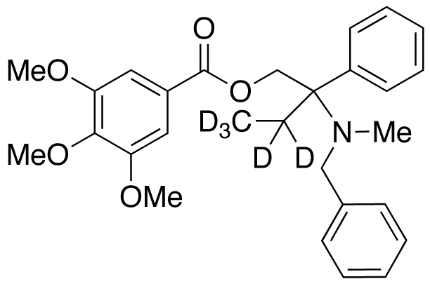 N-Benzyl N-Demethyl Trimebutine-d5 - Chemical structure and product image