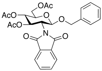 Benzyl 2-Deoxy-2-phthalimido-3,4,6-tri-O-acetyl-beta-D-glucopyranoside - Chemical structure and product image