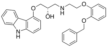 (S)-(-)-O-Benzyl-O-desmethylcarvedilol - Chemical structure and product image
