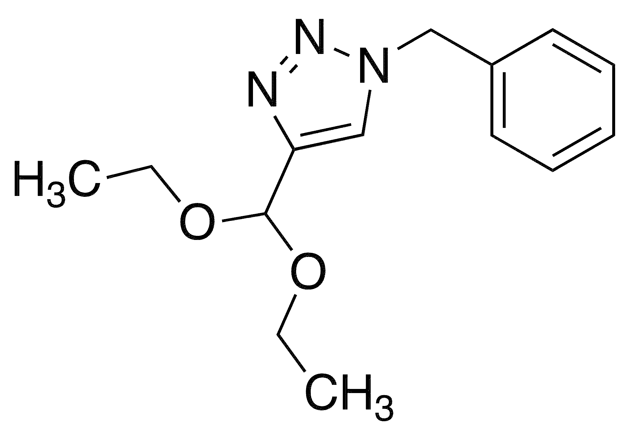 1-Benzyl-4-(diethoxymethyl)-1,2,3-triazole - Chemical structure and product image