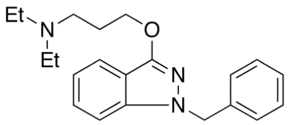 1-Benzyl-3-[3-(diethylamino)propoxy]-1H-indazole - Chemical structure and product image
