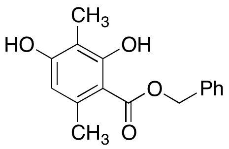 Benzyl 2,4-Dihydroxy-3,6-dimethylbenzoate - Chemical structure and product image