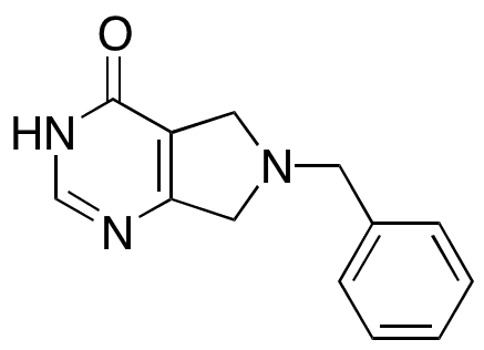 6-Benzyl-6,7-dihydro-3H-pyrrolo[3,4-d]pyrimidin-4(5H)-one - Chemical structure and product image