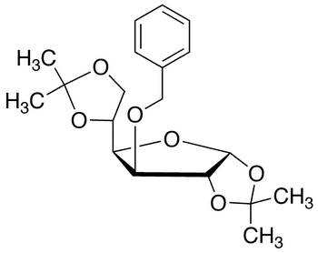 3-O-Benzyl-1,2:5,6-Di-O-isopropylidene-alpha-D-glucofuranose - Chemical structure and product image