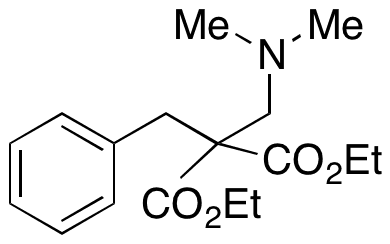 2-Benzyl-2-((dimethylamino)methyl)malonic Acid Diethyl Ester - Chemical structure and product image