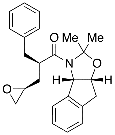 2-Benzyl-1-(2,2-dimethyl-8,8alpha-dihydro-3alpha,H-indeno[1,2-d]oxazol-3yl)-3-oxiranyl-propan-1-one - Chemical structure and product image