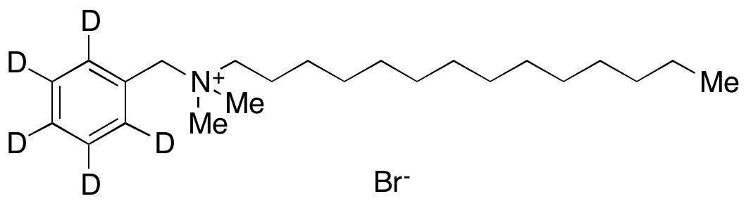 Benzyldimethyltetradecylammonium Bromide - Chemical structure and product image