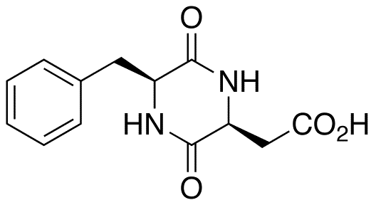 (2S,5S)-5-Benzyl-3,6-dioxo-2-piperazineacetic Acid - Chemical structure and product image