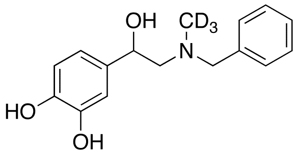 N-Benzyl Epinephrine-d3 - Chemical structure and product image