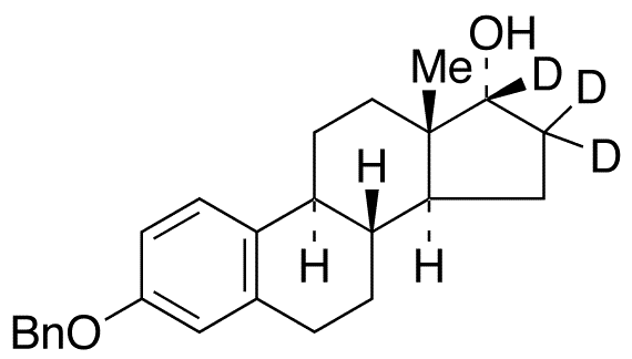 3-O-Benzyl 17alpha-Estradiol-d3 - Chemical structure and product image