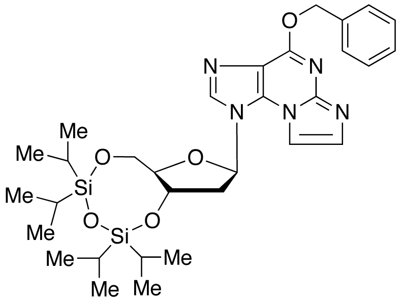 O6-Benzyl-N2,3-etheno-2-deoxy-3,5-O-[tetrakis(isopropyl)-1,3-disiloxanediyl] Guanosine - Chemical structure and product image