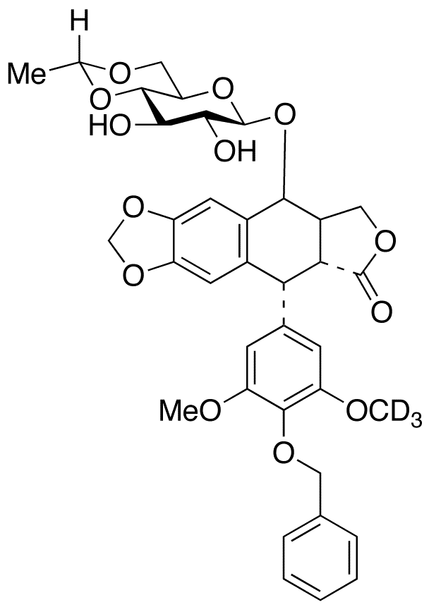4-O-Benzyl Etoposide-d3 - Chemical structure and product image