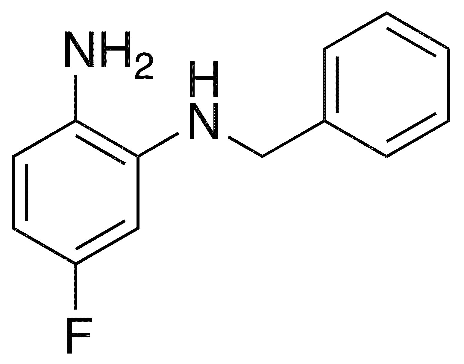 1-N-Benzyl-5-fluorobenzene-1,2-diamine - Chemical structure and product image
