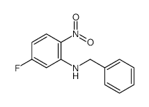 N-Benzyl-5-fluoro-2-nitroaniline - Chemical structure and product image