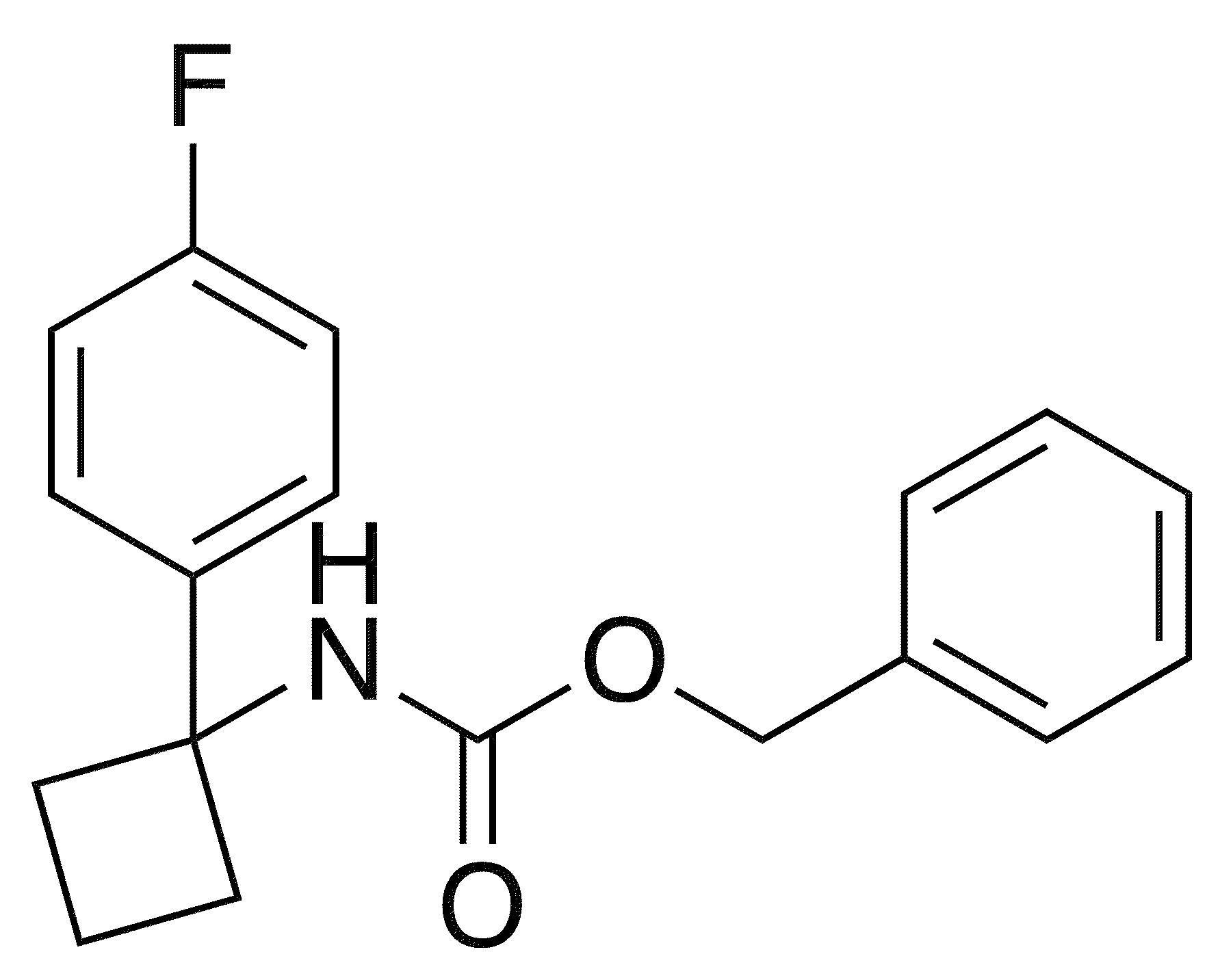 Benzyl N-[1-(4-fluorophenyl)cyclobutyl]carbamate - Chemical structure and product image