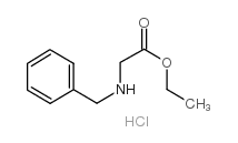 N-Benzylglycine Ethyl Ester Hydrochloride - Chemical structure and product image
