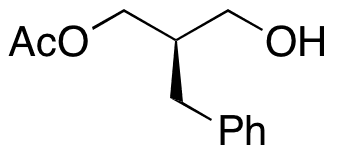 (R)-2-Benzyl-3-hydroxypropyl Acetate - Chemical structure and product image