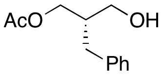 (S)-2-Benzyl-3-hydroxypropyl Acetate - Chemical structure and product image