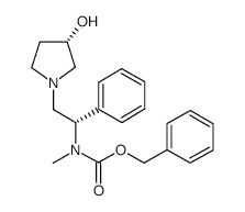 Benzyl (1S,3S)-[2-(3-Hydroxypyrrolidin-1-yl)-1-phenylethyl]methylcarbamate - Chemical structure and product image