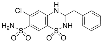 Benzylhydrochlorothiazide - Chemical structure and product image