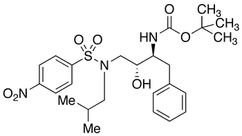 [(1S,2R)-1-Benzyl-2-hydroxy-3-[isobutyl[(4-nitro-phenyl)sulfonyl)]amino]propyl]-carbamic Acid tert-Butyl Ester - Chemical structure and product image