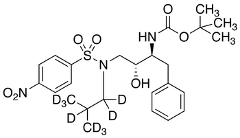 [(1S,2R)-1-Benzyl-2-hydroxy-3-[isobutyl-d9-[(4-nitrophenyl)sulfonyl]amino]propyl]carbamic Acid tert-Butyl Ester - Chemical structure and product image