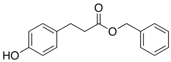 Benzyl 3-(4-Hydroxyphenyl)propionate - Chemical structure and product image