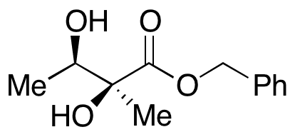 Benzyl (2S,3R)-2,3-Dihydroxy-2-methylbutyrate - Chemical structure and product image