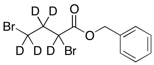Benzyl 2,4-Dibromobutyrate-d5 - Chemical structure and product image